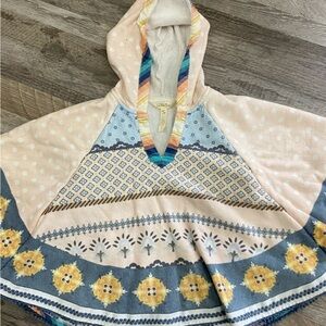 Matilda Jane Floral Patchwork Hooded Swim Coverup Size 6